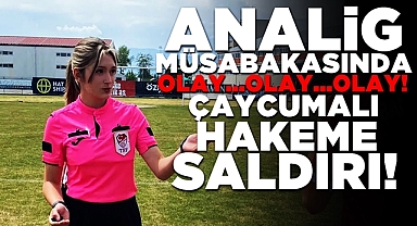 ANALİG müsabakasında olay! Çaycumalı hakeme saldırı!
