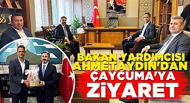 Bakan Yardımcısı Ahmet Aydın'dan Çaycuma'ya ziyaret