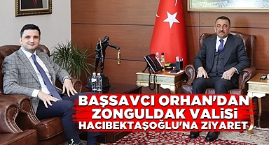 Başsavcı Orhan'dan Zonguldak Valisi Hacıbektaoğlu'na ziyaret