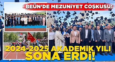 BEÜN'de mezuniyet coşkusu: 2024-2025 akademik yılı sona erdi!