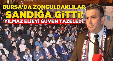 Bursa'da Zonguldaklılar sandığa gitti: Yılmaz Elieyi güven tazeledi!