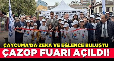 Çaycuma'da zekâ ve eğlence buluştu: ÇAZOP fuarı açıldı!