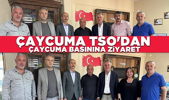 Çaycuma TSO'dan Çaycuma basınına ziyaret