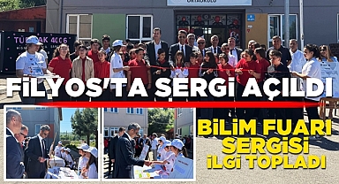 Filyos'ta sergi açıldı: Bilim fuarı sergisi ilgi topladı
