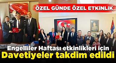 Özel günde özel etkinlik: Davetiyeler takdim edildi