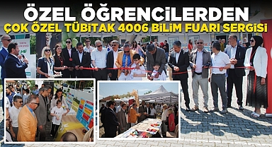 Özel öğrencilerden çok özel TÜBİTAK 4006 bilim fuarı sergisi