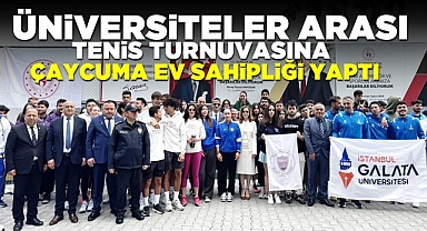 Üniversiteler arası tenis turnuvasına Çaycuma ev sahipliği yaptı