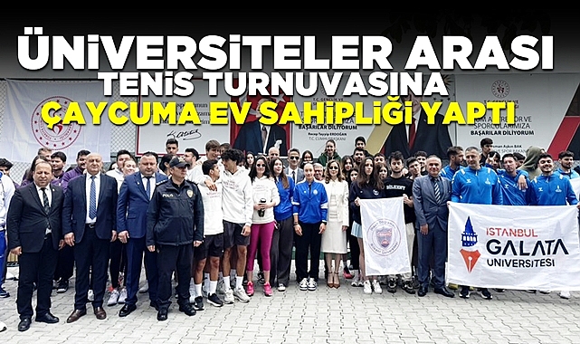Üniversiteler arası tenis turnuvasına Çaycuma ev sahipliği yaptı