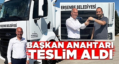 Başkan anahtarı teslim aldı, yeni hizmet aracı kazandırıldı