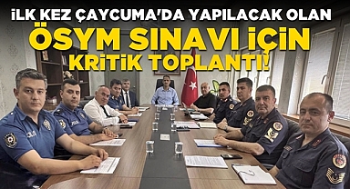 Çaycuma'da ilk kez yapılacak olan ÖSYM sınavı için kritik toplantı!