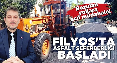 Filyos'ta asfalt seferberliği: Bozulan yollara acil müdahale!