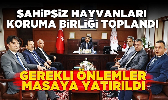 Sahipsiz Hayvanları Koruma Birliği toplandı: Önlemler masaya yatırıldı!