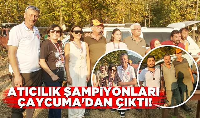 Atıcılık şampiyonları Çaycuma'dan çıktı!