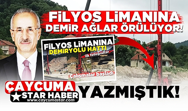 Filyos limanına demir ağlar örülüyor! Bakan müjdeyi verdi!