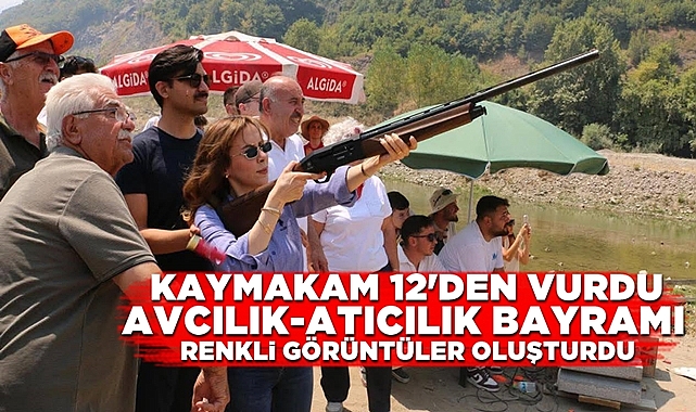 Kaymakam 12'den vurdu, Avcılık-Atıcılık Bayramı renkli görüntüler oluşturdu!