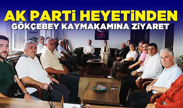 AK Parti Heyetinden Gökçebey Kaymakamı'na Ziyaret