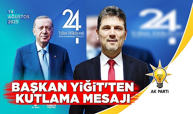 Birol Yiğit'ten kutlama mesajı