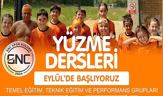 GNC Spor Kulübü ile yüzme dersleri Eylül'de başlıyor!
