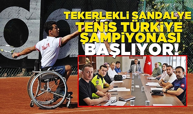 Tekerlekli sandalye Tenis Türkiye Şampiyonası başlıyor!