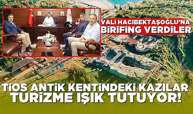 Tios antik kentindeki kazılar turizme ışık tutuyor!