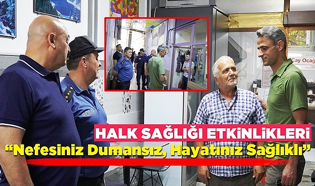 Çaycuma'da Halk Sağlığı etkinlikleri