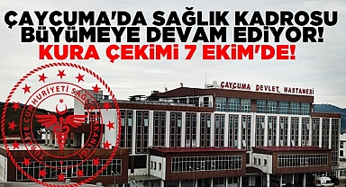 Çaycuma'da sağlık kadrosu büyümeye devam ediyor!