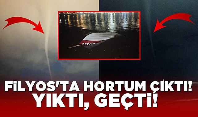 Filyos'ta hortum çıktı! Yıktı, geçti!