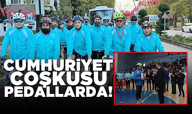 Cumhuriyet coşkusu pedallarda!