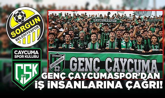 Genç Çaycumaspor taraftarlarından iş insanlarına çağrı!
