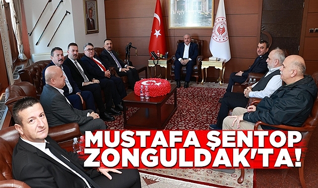 Mustafa Şentop'tan Zonguldak Valiliği'ne ziyaret