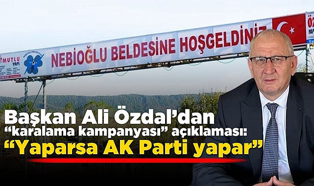Özdal'dan