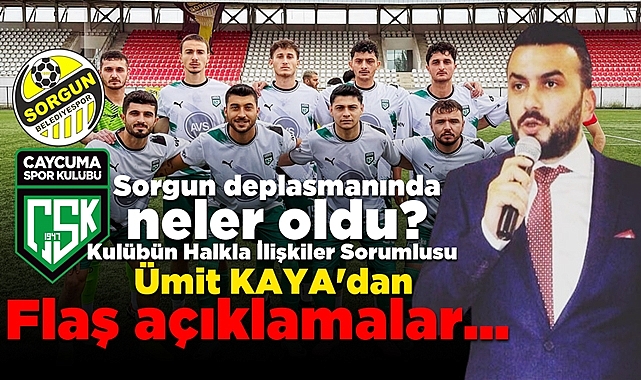Sorgun deplasmanında neler oldu? Ümit Kaya'dan flaş açıklamalar...
