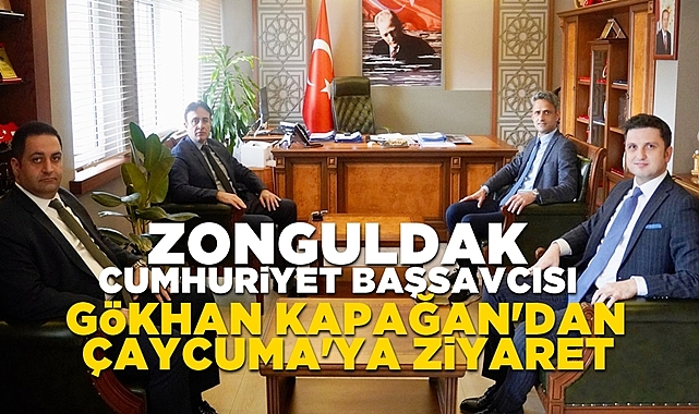 Zonguldak Cumhuriyet Başsavcısı Kapağan'dan Çaycuma'ya ziyaret
