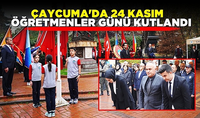 Çaycuma'da Öğretmenler Günü kutlandı