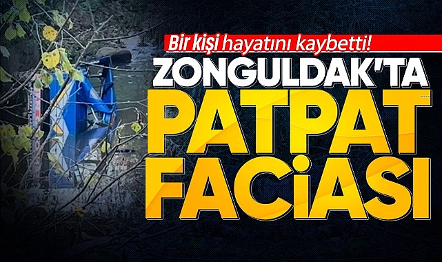 Gökçebey'de 'Patpat' dereye uçtu: 1 ölü, 1 ağır yaralı