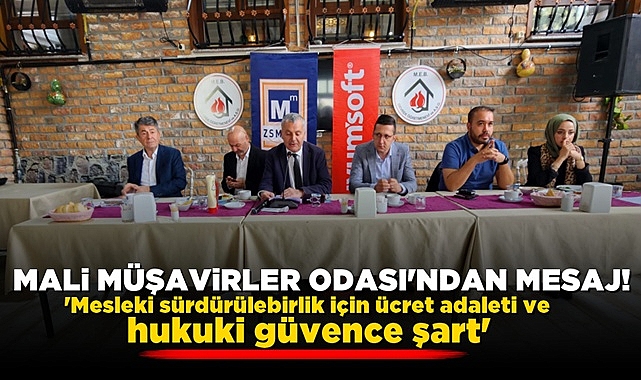 Mali Müşavirler Odası'ndan mesaj!