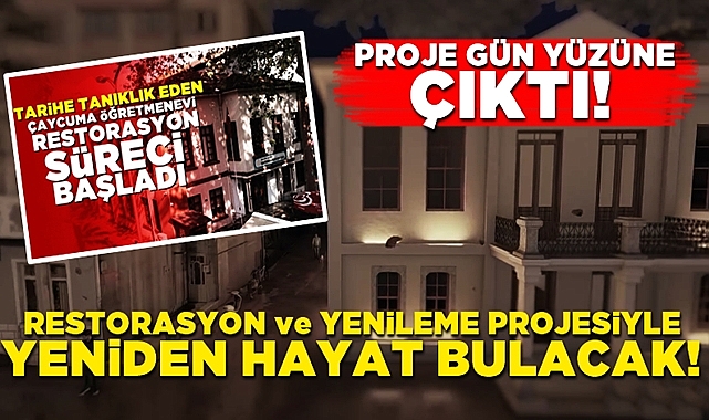 Proje gün yüzüne çıktı! Restorasyon ve yenilemeyle yeniden hayat bulacak!