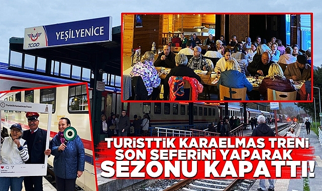 Turistik Karaelmas Ekspresi son seferiyle sezonu kapattı!