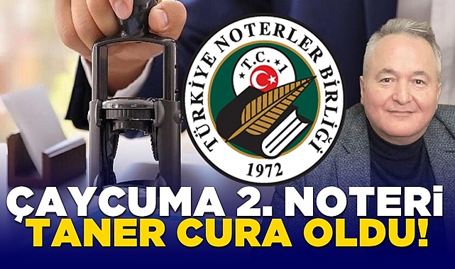 Çaycuma 2. Noteri Taner Cura oldu, ataması yapıldı!