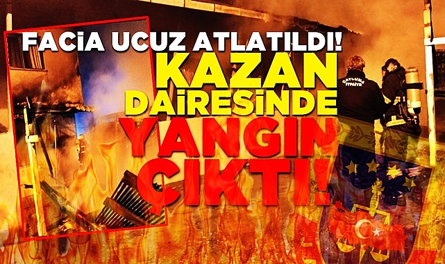 Çaycuma'da facia ucuz atlatıldı! Kazan dairesinde yangın çıktı!