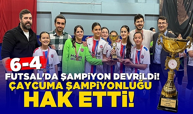 Futsal'da şampiyon devrildi, Çaycuma şampiyonluğu hak etti: 6-4