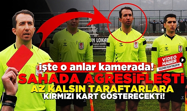 Sahada agresifleşti, az kalsın taraftarlara kırmızı kart gösterecekti!