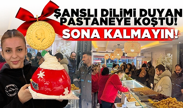 'Şanslı Dilim'i duyan pastaneye koştu! Sona kalmayın!