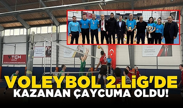 Voleybol 2. Lig'de kazanan Çaycuma oldu!