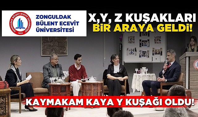X, Y, Z kuşaklar bir araya geldi, Kaymakam Kaya Y kuşağı oldu!