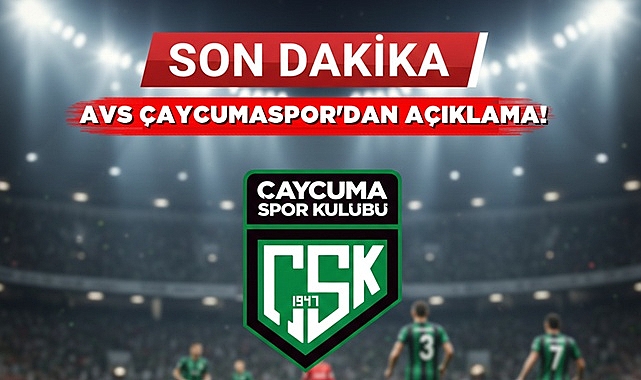 AVS Çaycumaspor Kulübü'nden Devrek Belediyespor karşılaşması öncesi açıklama!