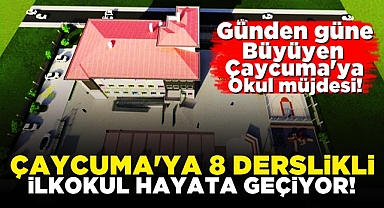 Çaycuma'ya 8 derslikli ilkokul hayata geçiyor!