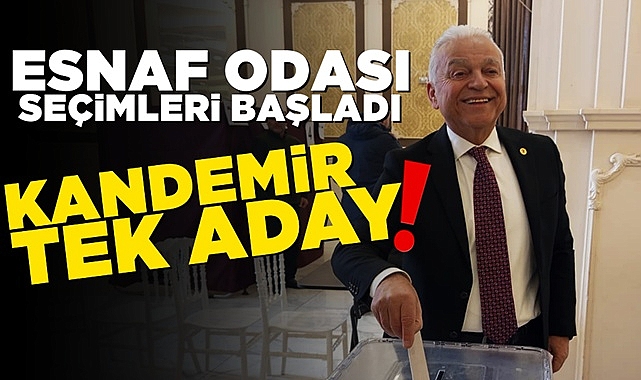 Esnaf Odası seçimleri başladı! Kandemir tek aday!