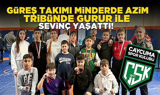 Güreş takımı minderde azim, tribünde gurur ile sevinç yaşattı!