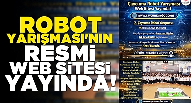 Robot yarışmasının resmi web sitesi yayında!